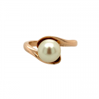 9ct Rose Gold Freshwater Pearl Ring