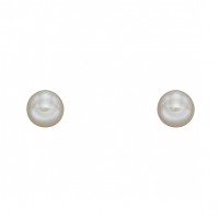 9ct Yellow Gold Freshwater Pearl 3mm Studs