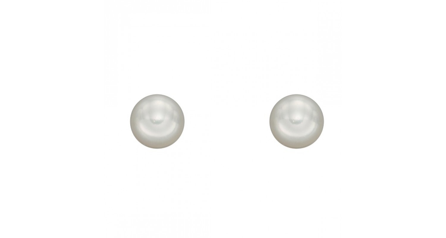 9ct Yellow Gold Freshwater Pearl 5mm Studs