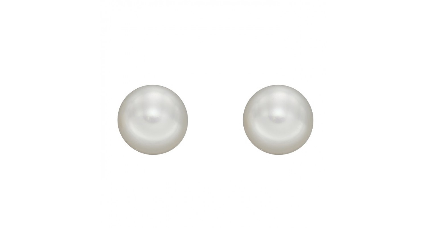 9ct Yellow Gold Freshwater Pearl 7mm Studs