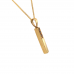 9ct Yellow Gold Diamond Drop Necklace