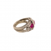 Platinum Diamond & Ruby Dress Ring