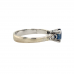 18ct White Gold Sapphire & Diamond Ring