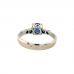 18ct White Gold Sapphire & Diamond Ring