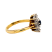 18ct Yellow Gold Sapphire & Diamond Ring