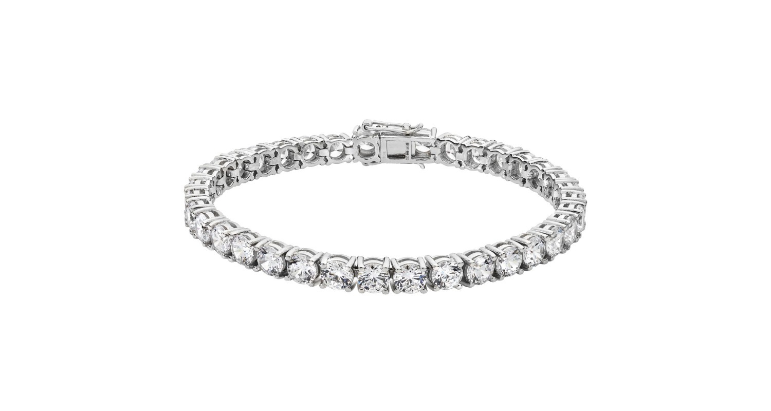 Sterling Silver CZ Tennis Bracelet