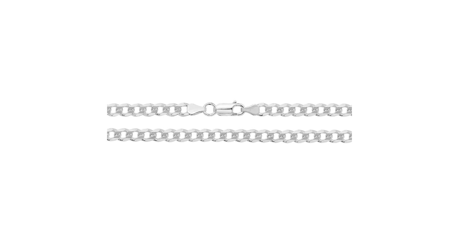 Sterling Silver 6mm Curb Chain