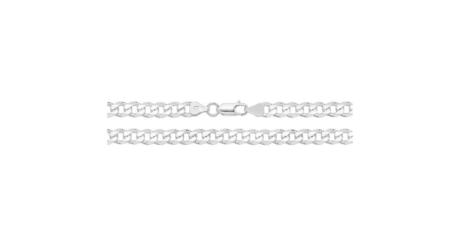 Sterling Silver 7mm Curb Chain