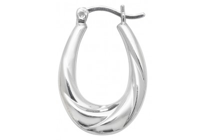 Sterling Silver Creole Hoop Earrings