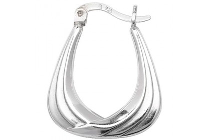 Sterling Silver Creole Hoop Earrings