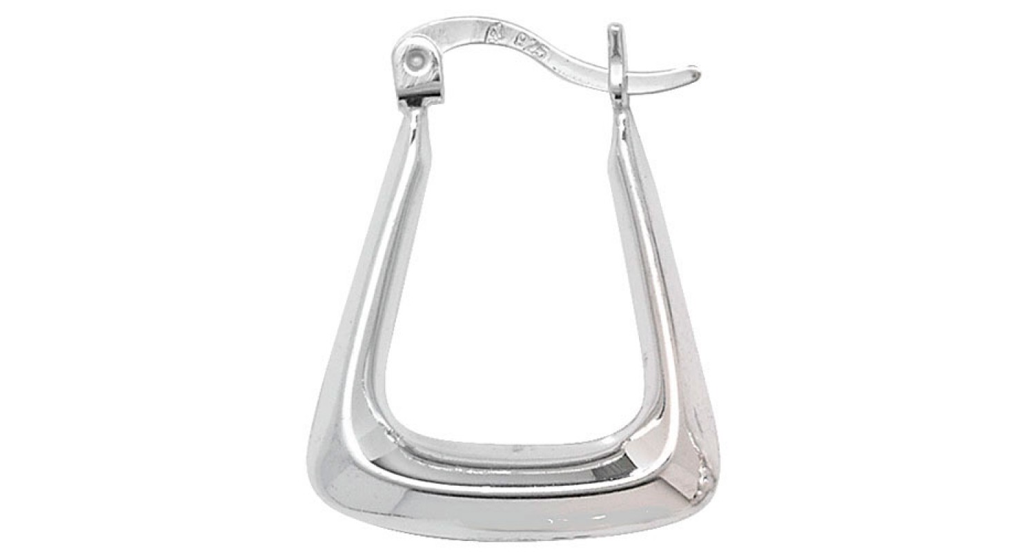 Sterling Silver Creole Hoop Earrings