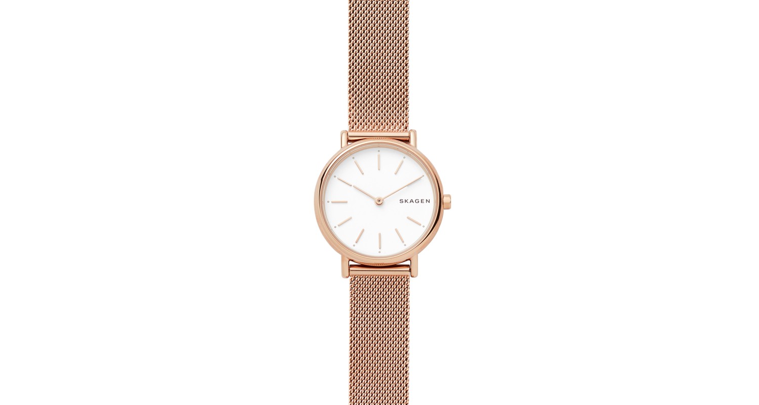 Skagen Signatur Slim Rose Gold Tone Watch