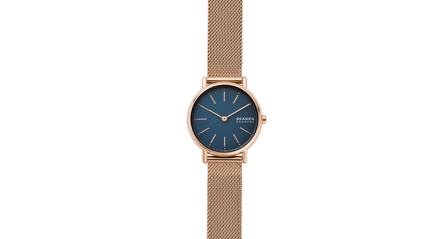 Skagen Signatur Two Hand Rose-Tone Steel Watch