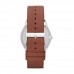 Skagen Holst Brown Leather Multifunction Watch