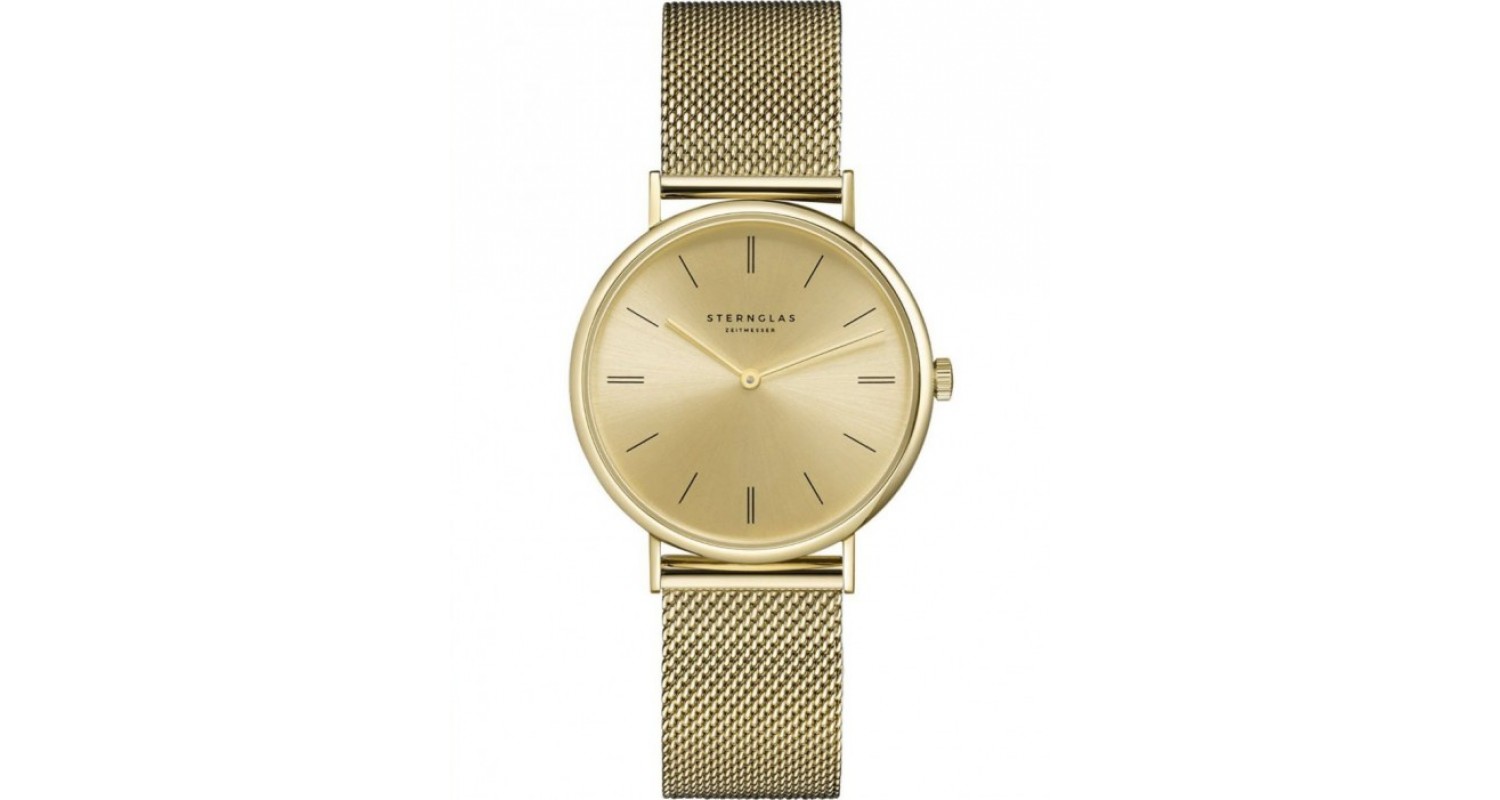 Sternglas Sinja Gold Tone Quartz Watch