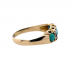 9ct Yellow Gold Turquoise & Pearl Ring