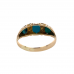 9ct Yellow Gold Turquoise & Pearl Ring