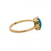 9ct Yellow Gold Turquoise Ring