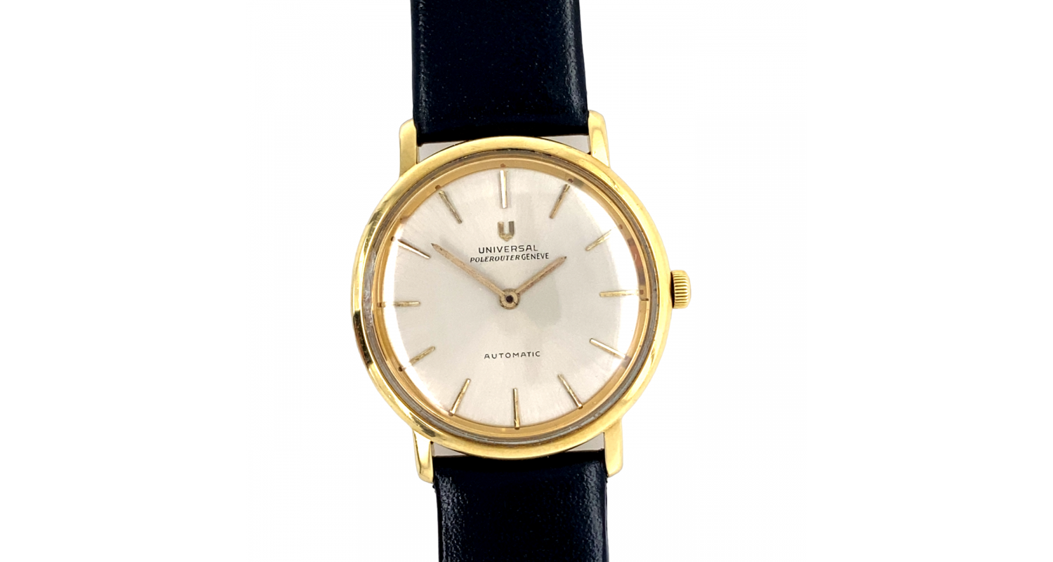 Universal Genève Polerouter 18ct Gold Automatic Watch