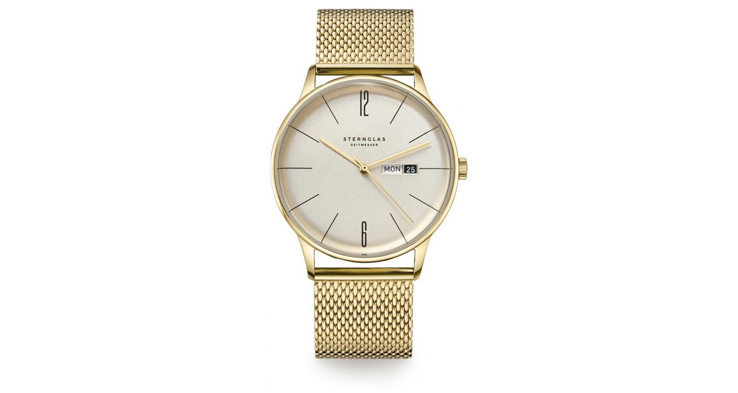 Sternglas Berlin Gold Milanese Quartz Watch